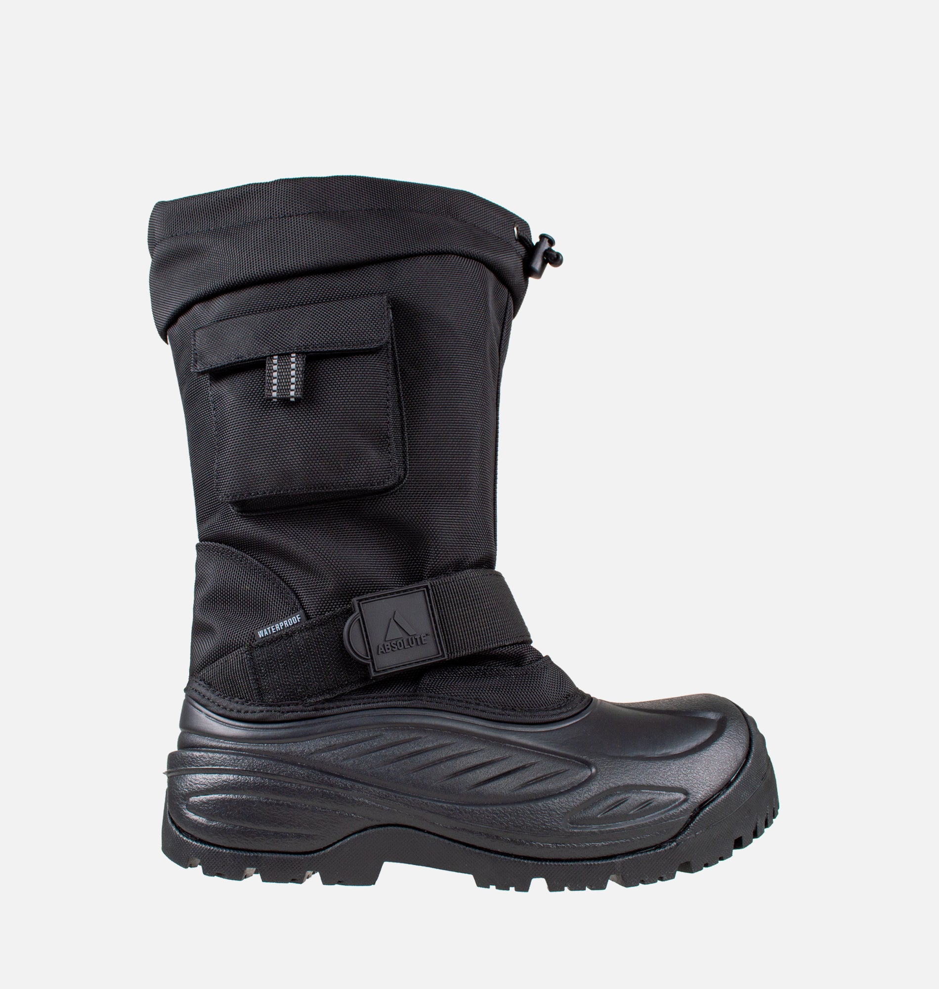 Men's Tall Pac Boot with Side Pocket in Black with Heating Battery System